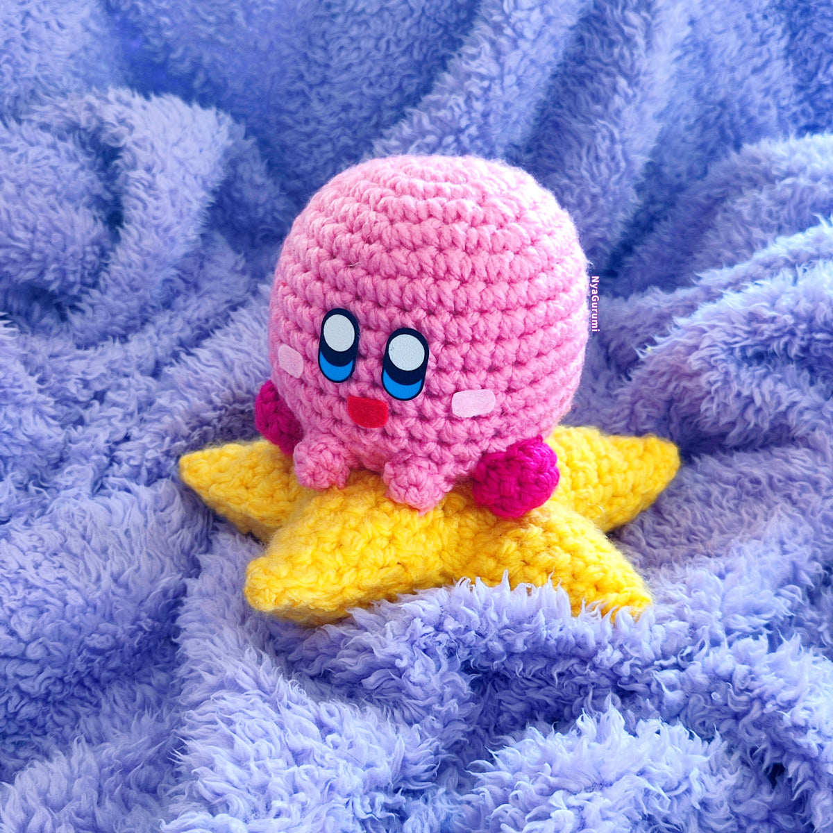 Amigurumi Pink Sphere in a Star