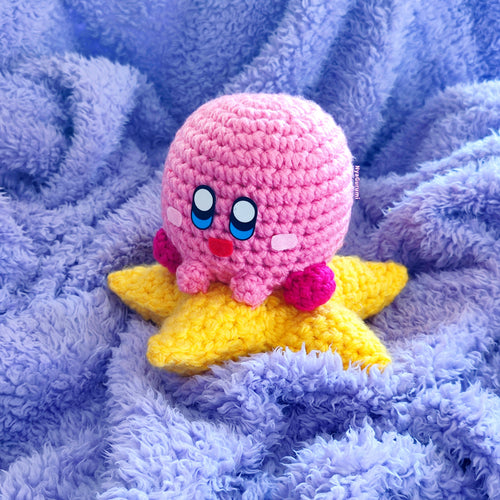 Amigurumi Pink Sphere in a Star