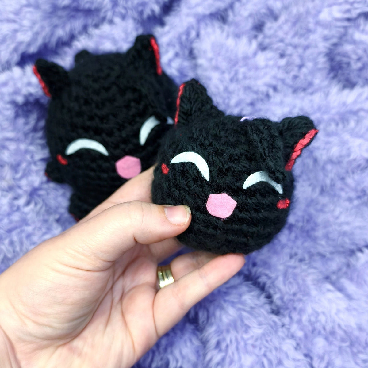 Dark Sorcerer Cat Amigurumi