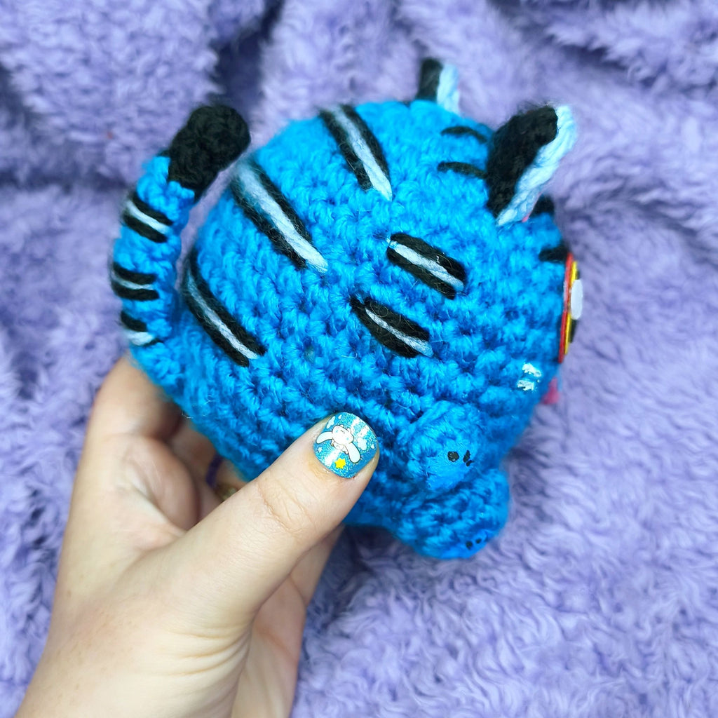 Gato Azul Amigurumi