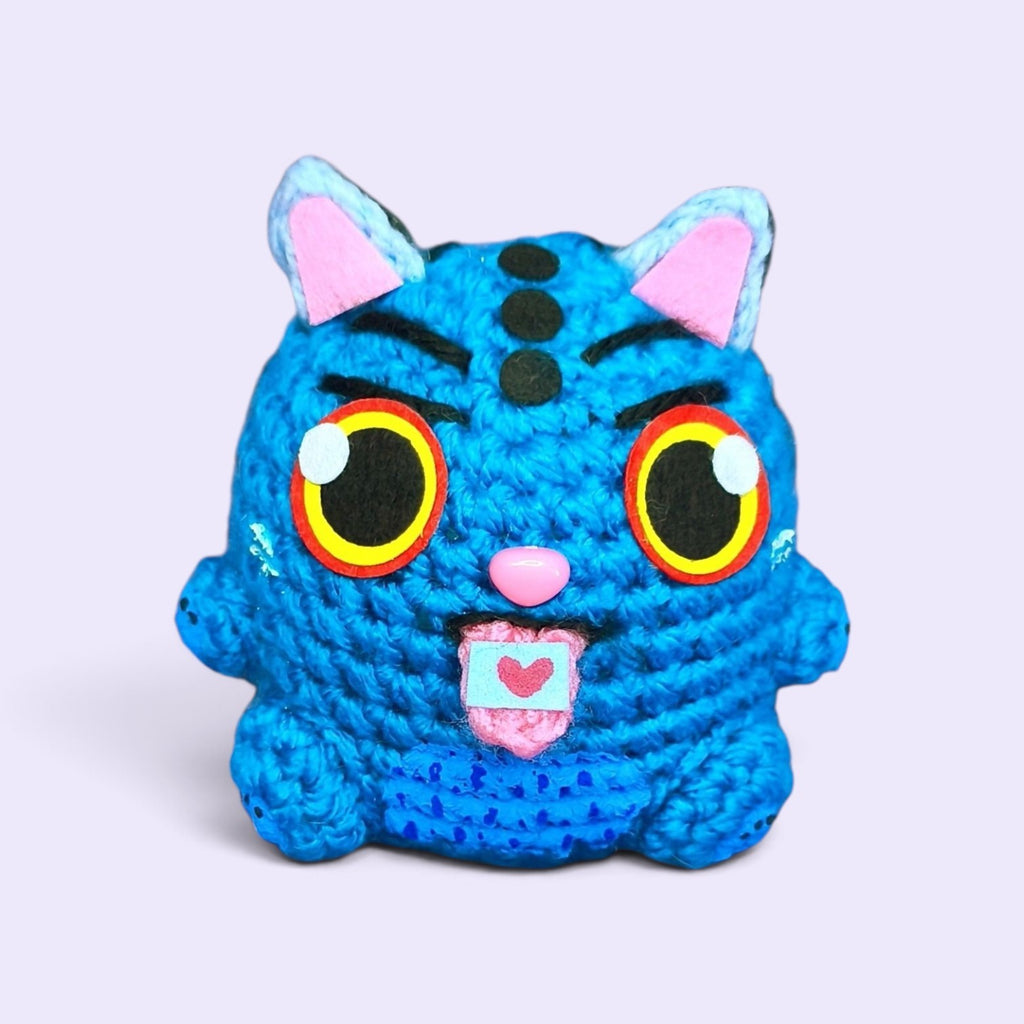 Gato Azul Amigurumi