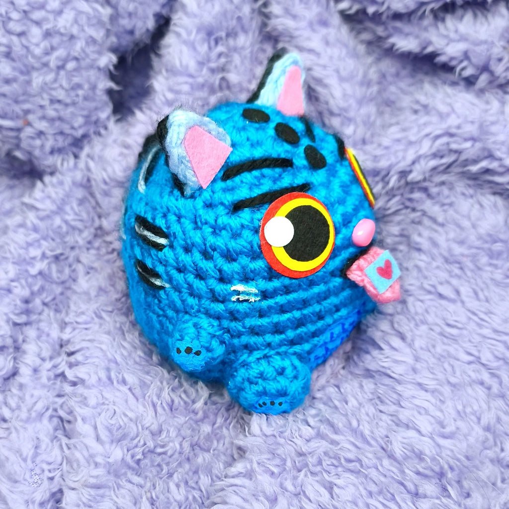 Gato Azul Amigurumi