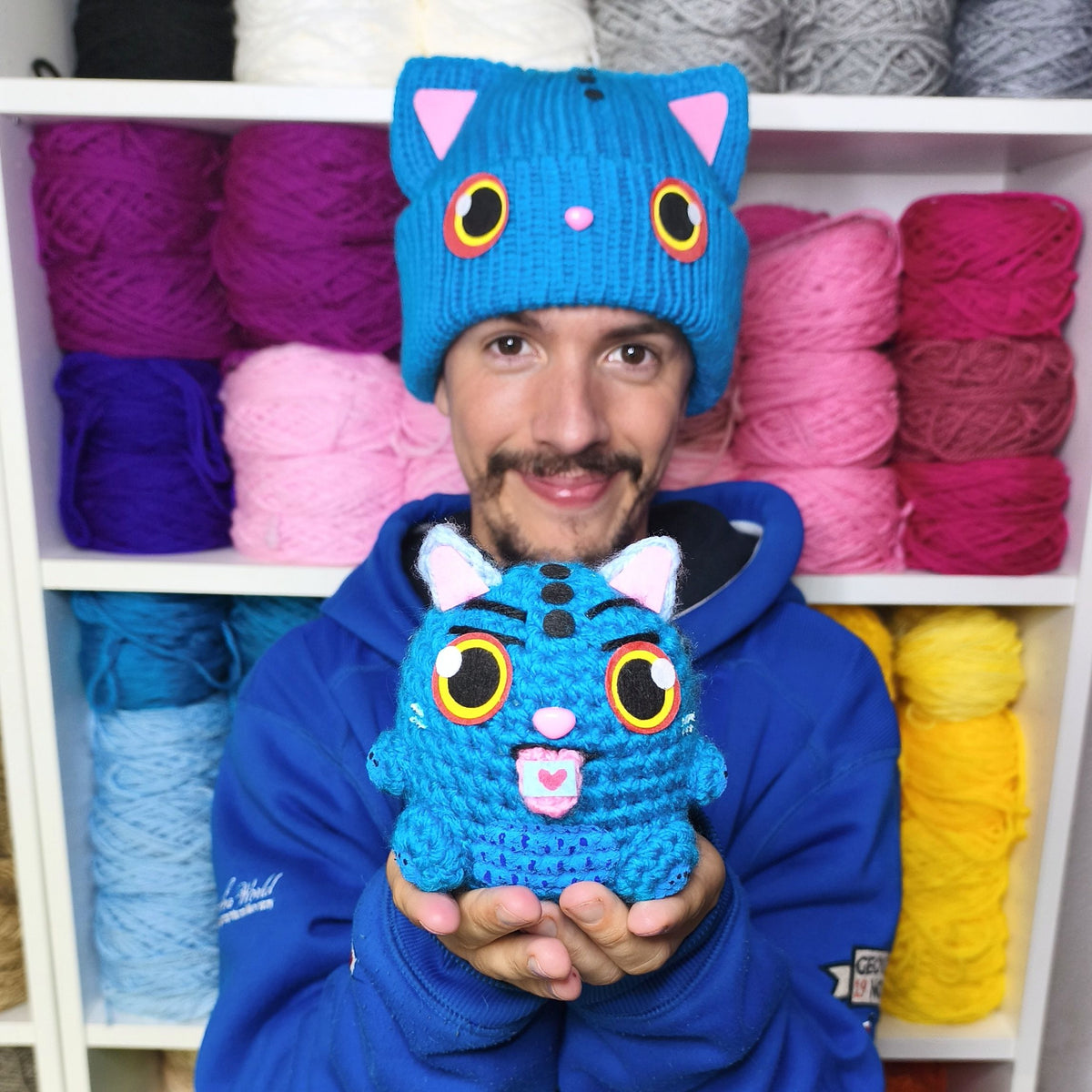 Blue Cat Amigurumi