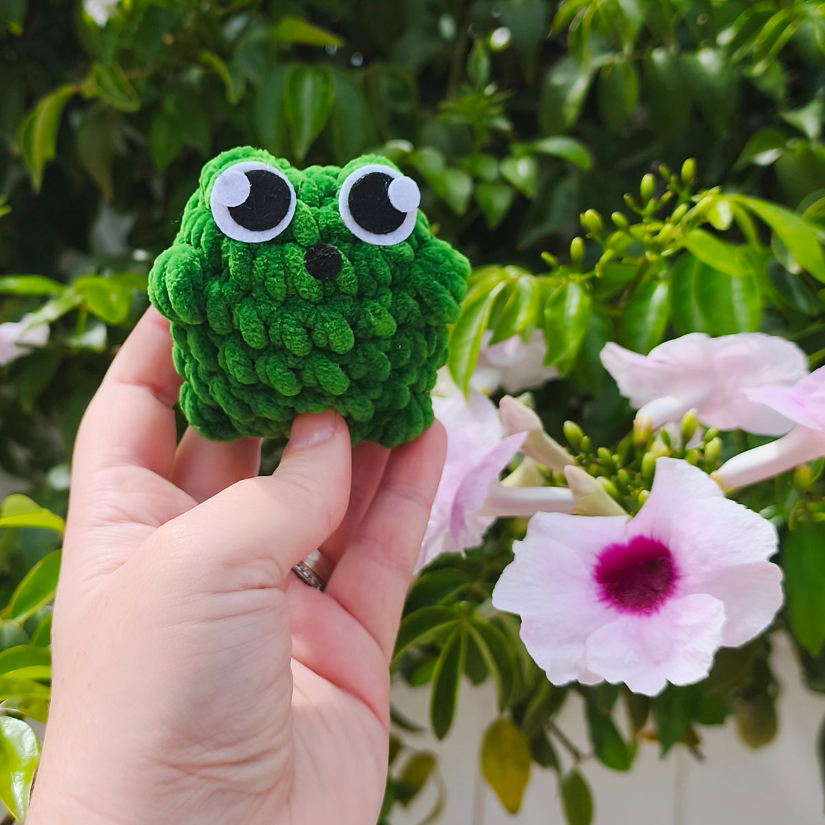 Green Frog Keychain