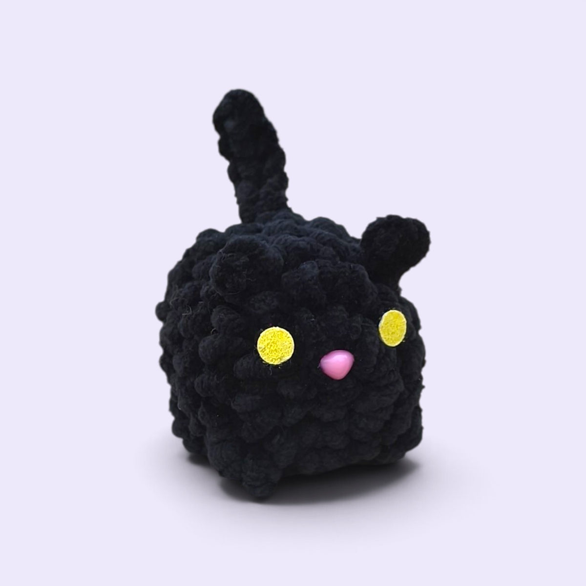 Black Kitten Keychain
