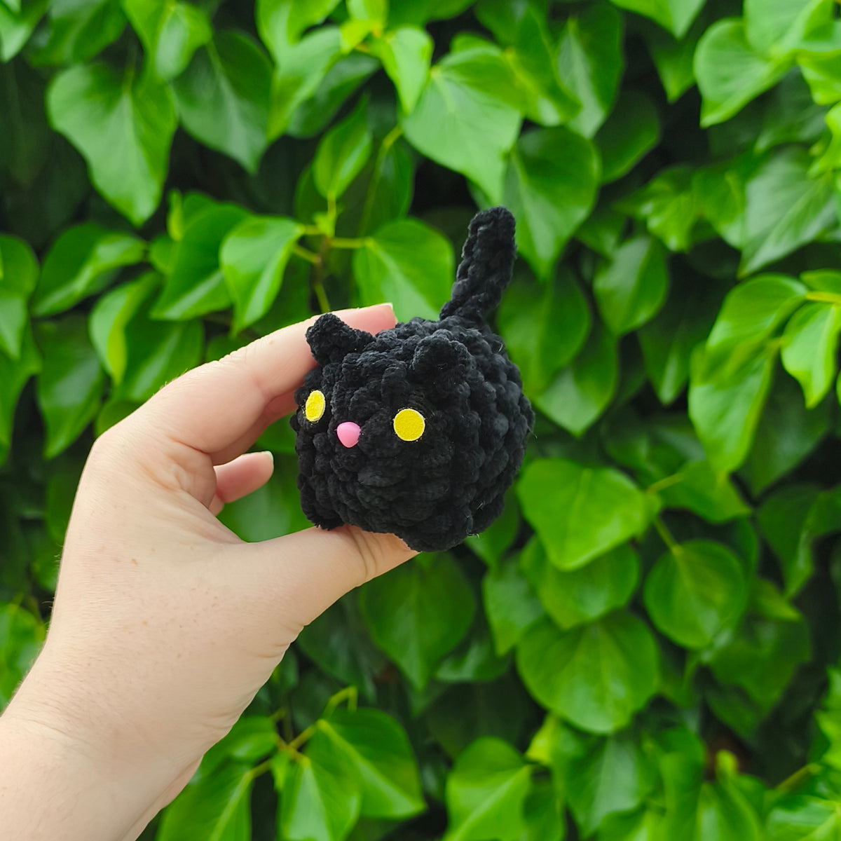 Black Kitten Keychain