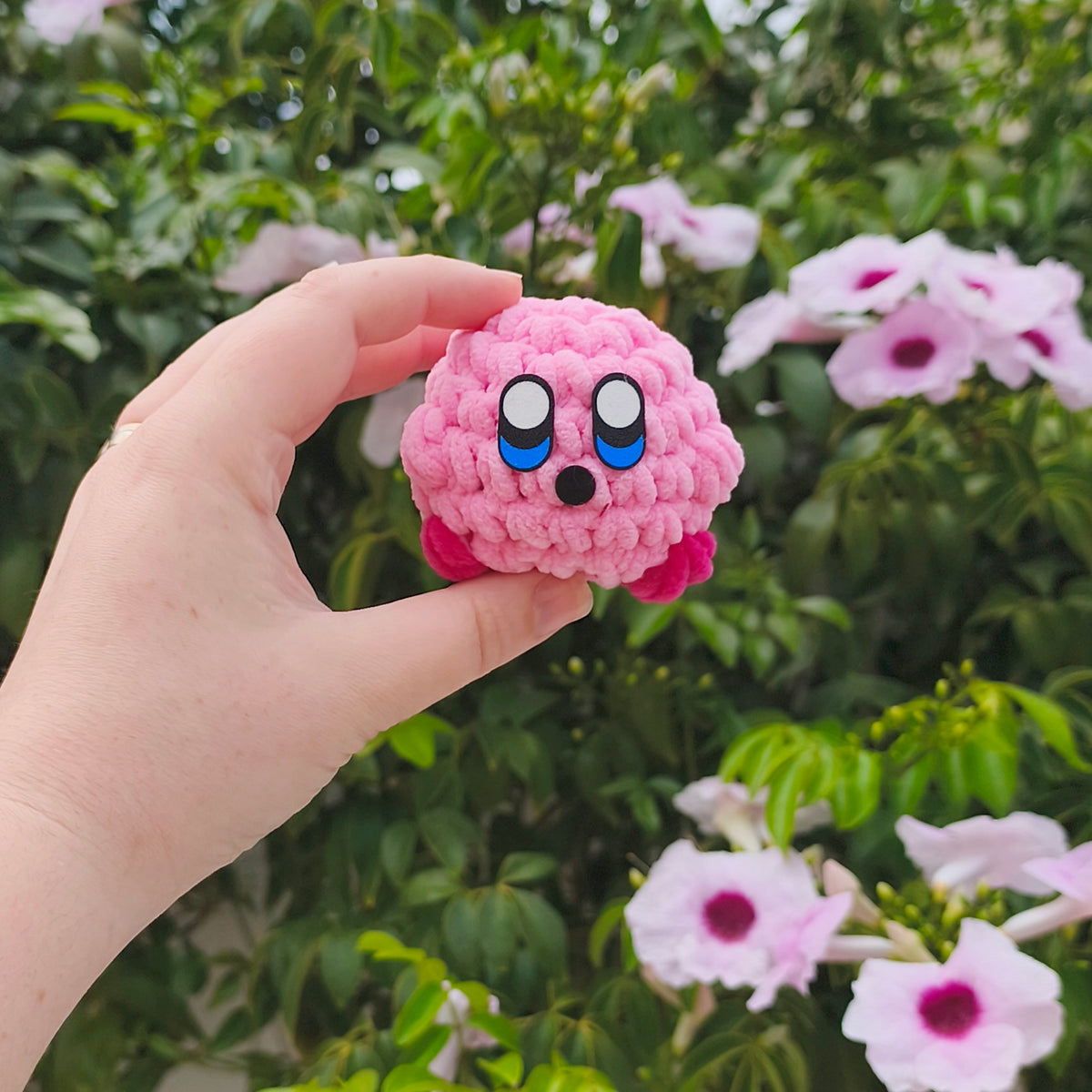 Pink Sphere Keychain