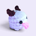 Fluffy Snow Creature Keychain