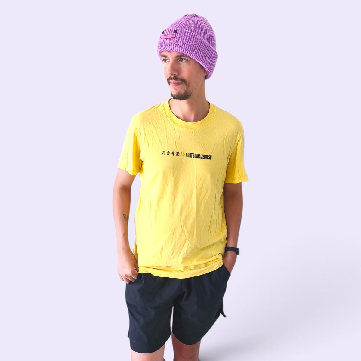 Lilac Slime Knit Beanie