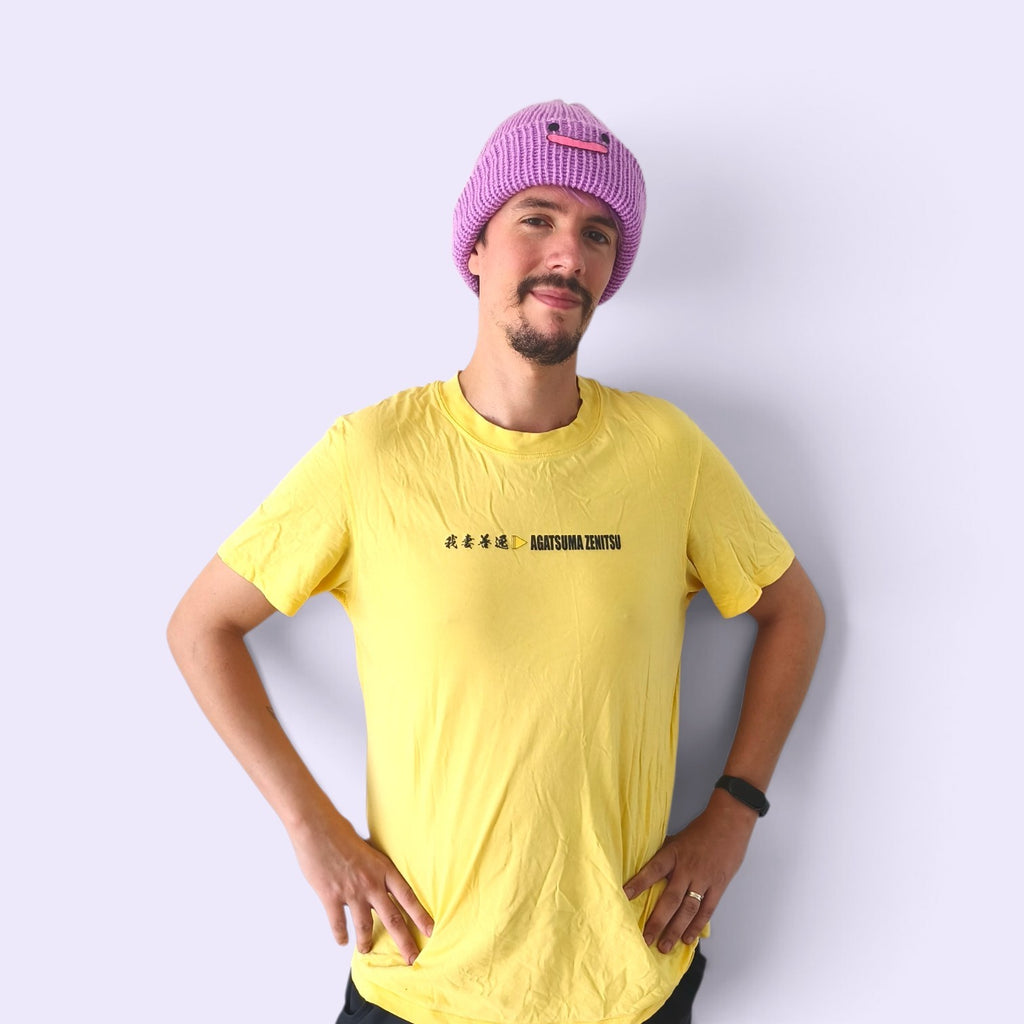 Lilac Slime Knit Beanie