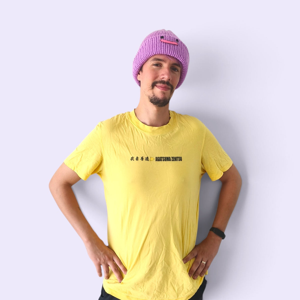 Lilac Slime Knit Beanie