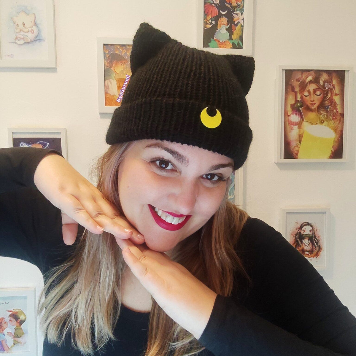 Lunar Guardian Cat Beanie