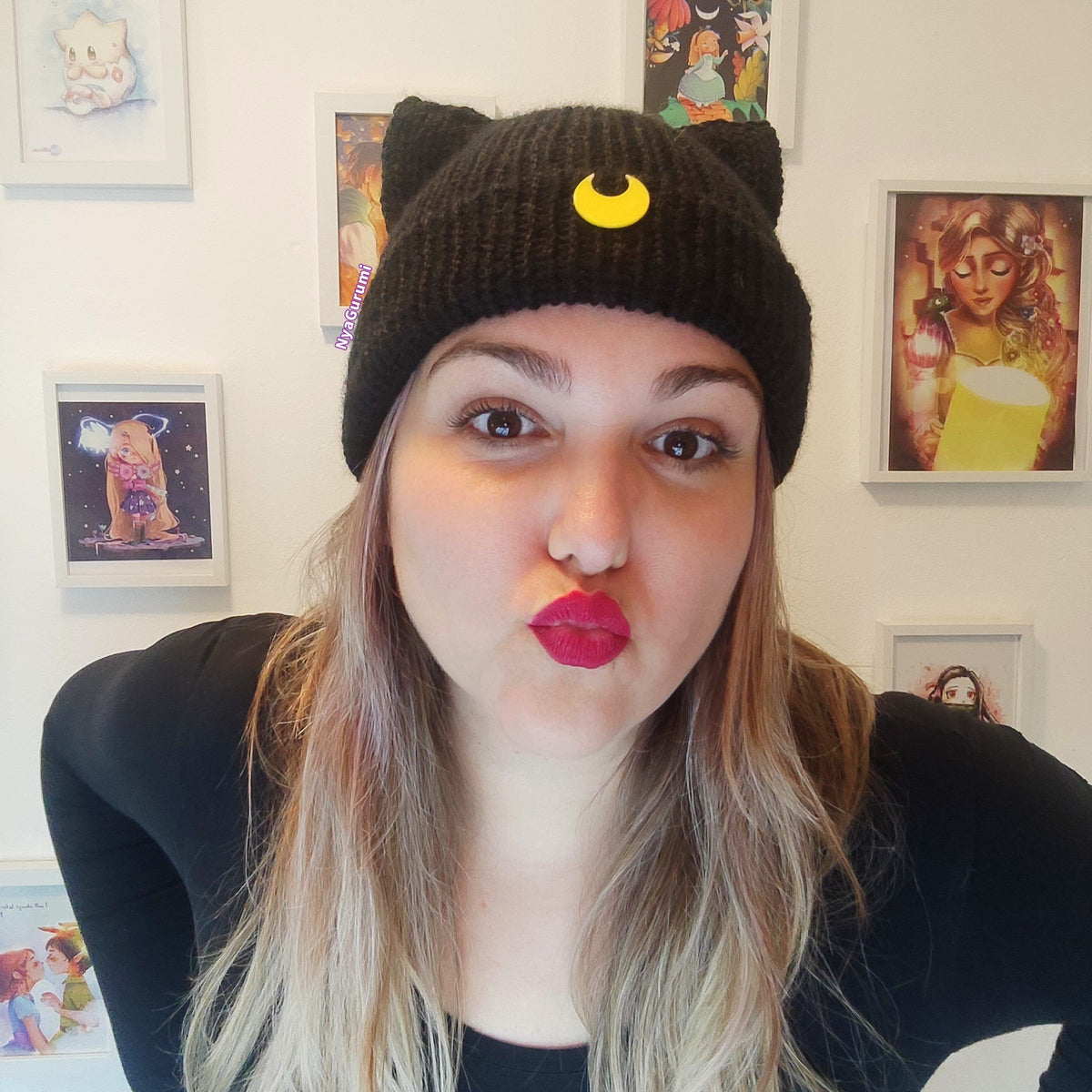 Lunar Guardian Cat Beanie