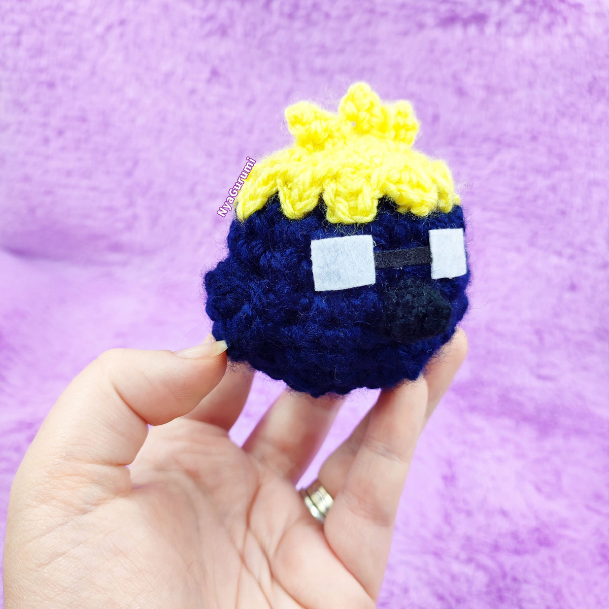 Raven Volleyball Keychain