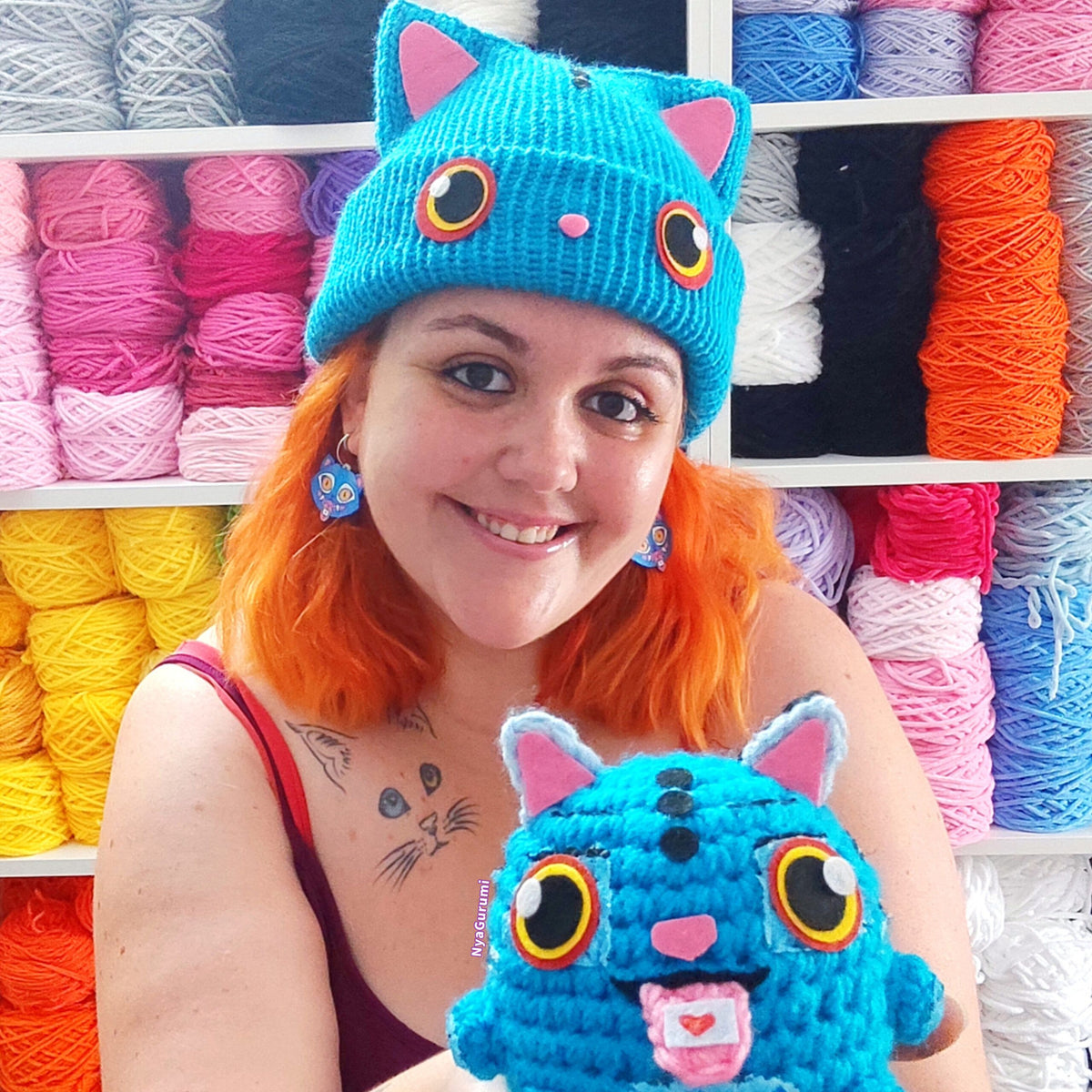 Blue Cat Hunter Hat