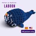 PDF Pattern Blue Whale Amigurumi (Spanish / English)