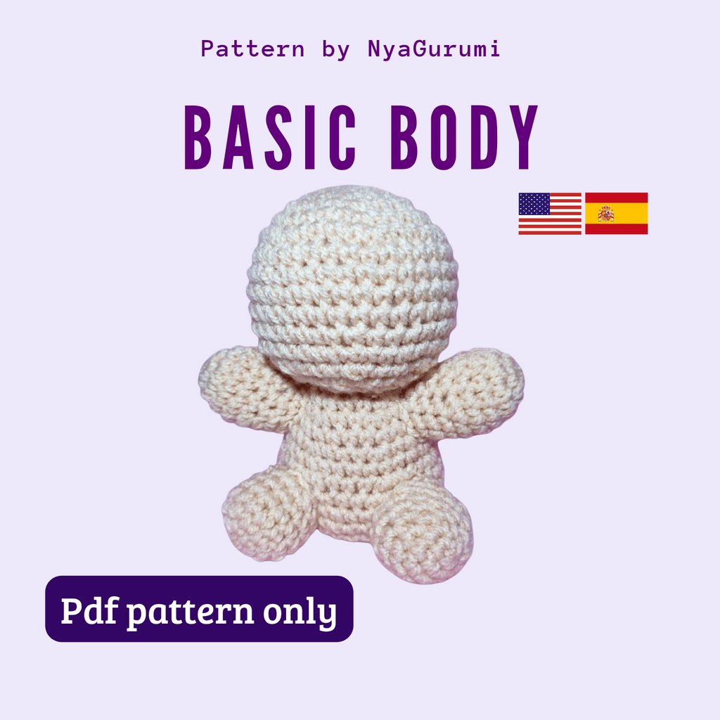 Patrón PDF Amigurumi Cuerpo Base (Español / English)