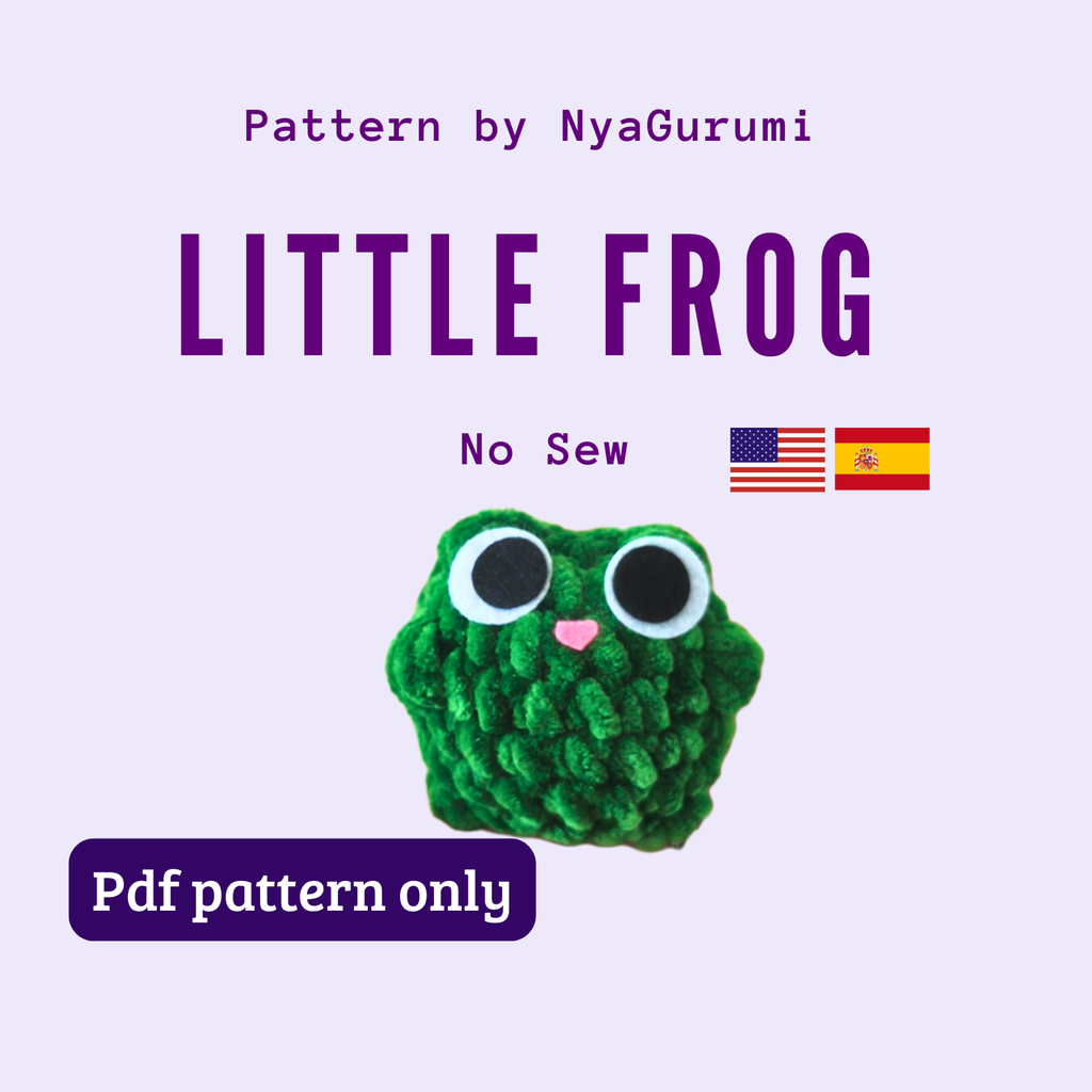 Patrón PDF Ranita Mini (Español / English)