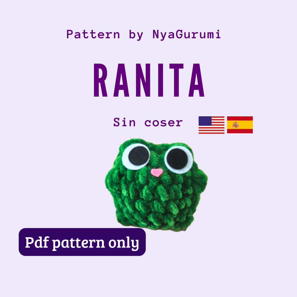 Patrón PDF Ranita Mini (Español / English)
