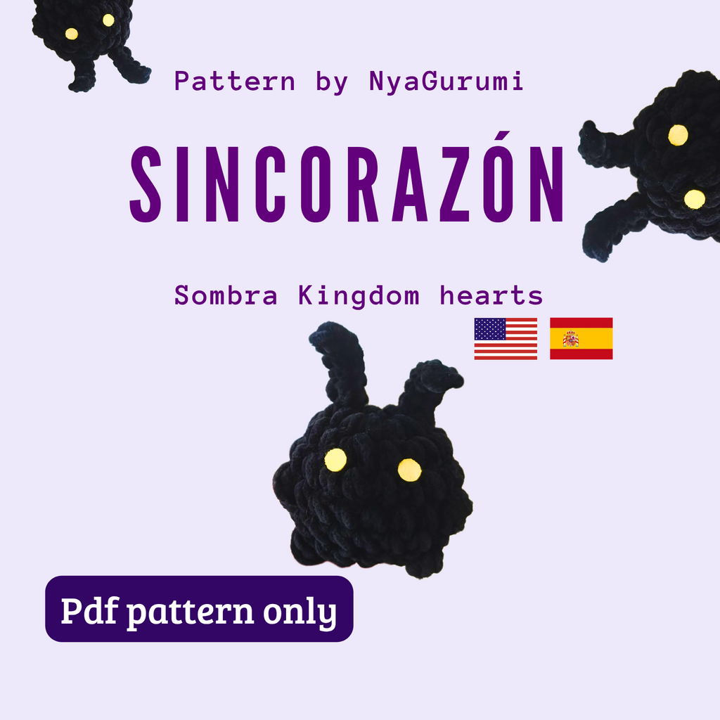 Amigurumi Shadow PDF Pattern (Spanish / English)