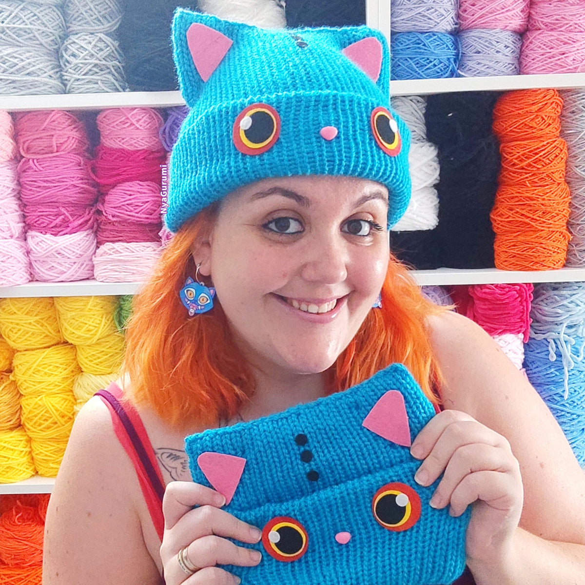 Blue Cat Hunter Hat